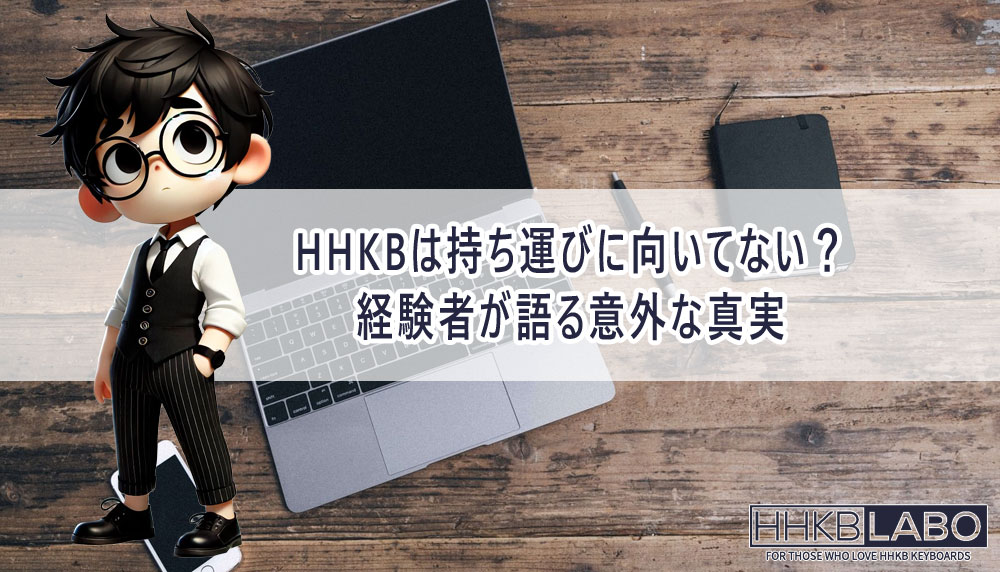 HHKBは持ち運びに向いてない？経験者が語る意外な真実