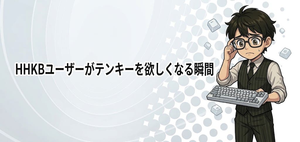 HHKBユーザーがテンキーを欲しくなる瞬間