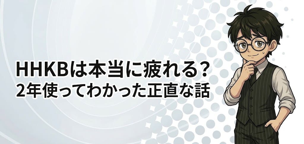 HHKBは本当に疲れる？ 2年使ってわかった正直な話