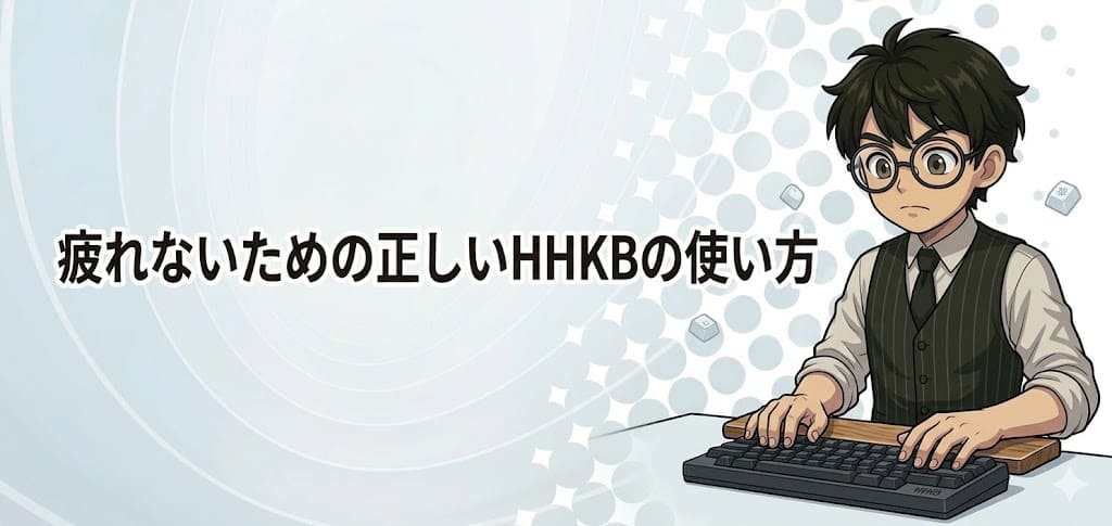 疲れないための正しいHHKBの使い方